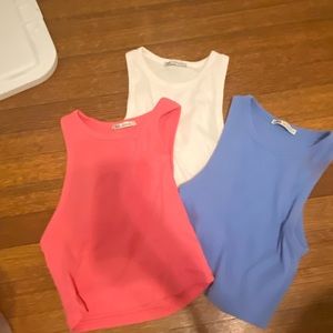 3 pack Zara tanks